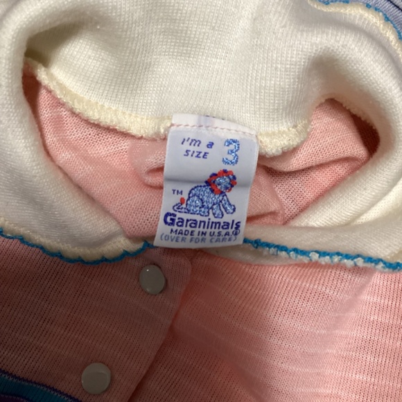 Toddler Girl Shirt Vintage Long Sleeve Garanimals Size 3 - Picture 4 of 4